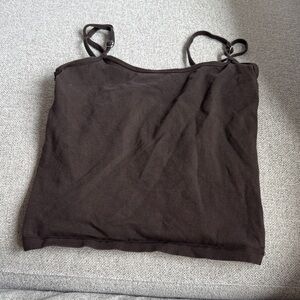 Brandy Melville Black Spaghetti Strap Cami